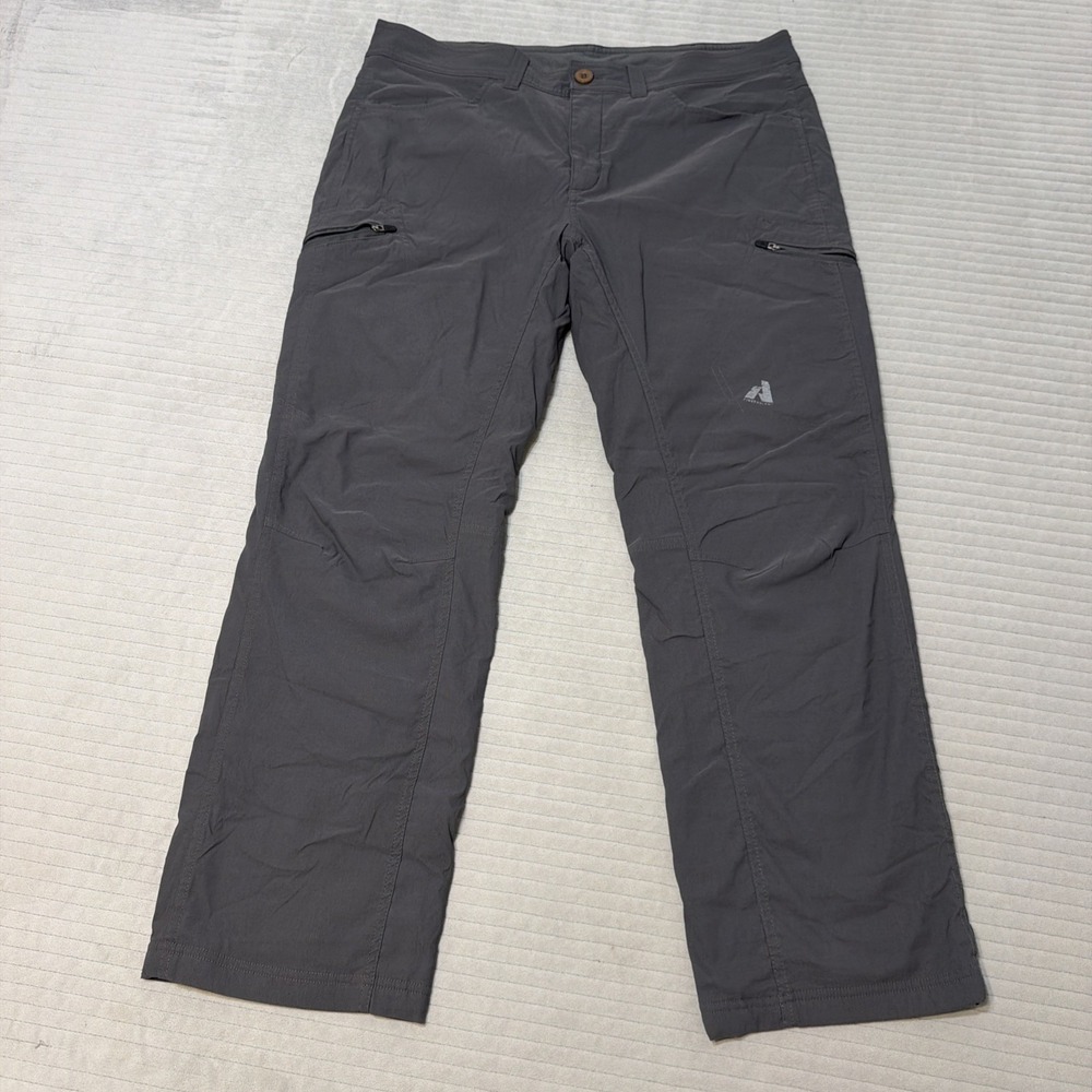 Eddie Bauer Pants Mens Size 38x30 Gray First Ascent Fleece Lined Guide Pro Cargo